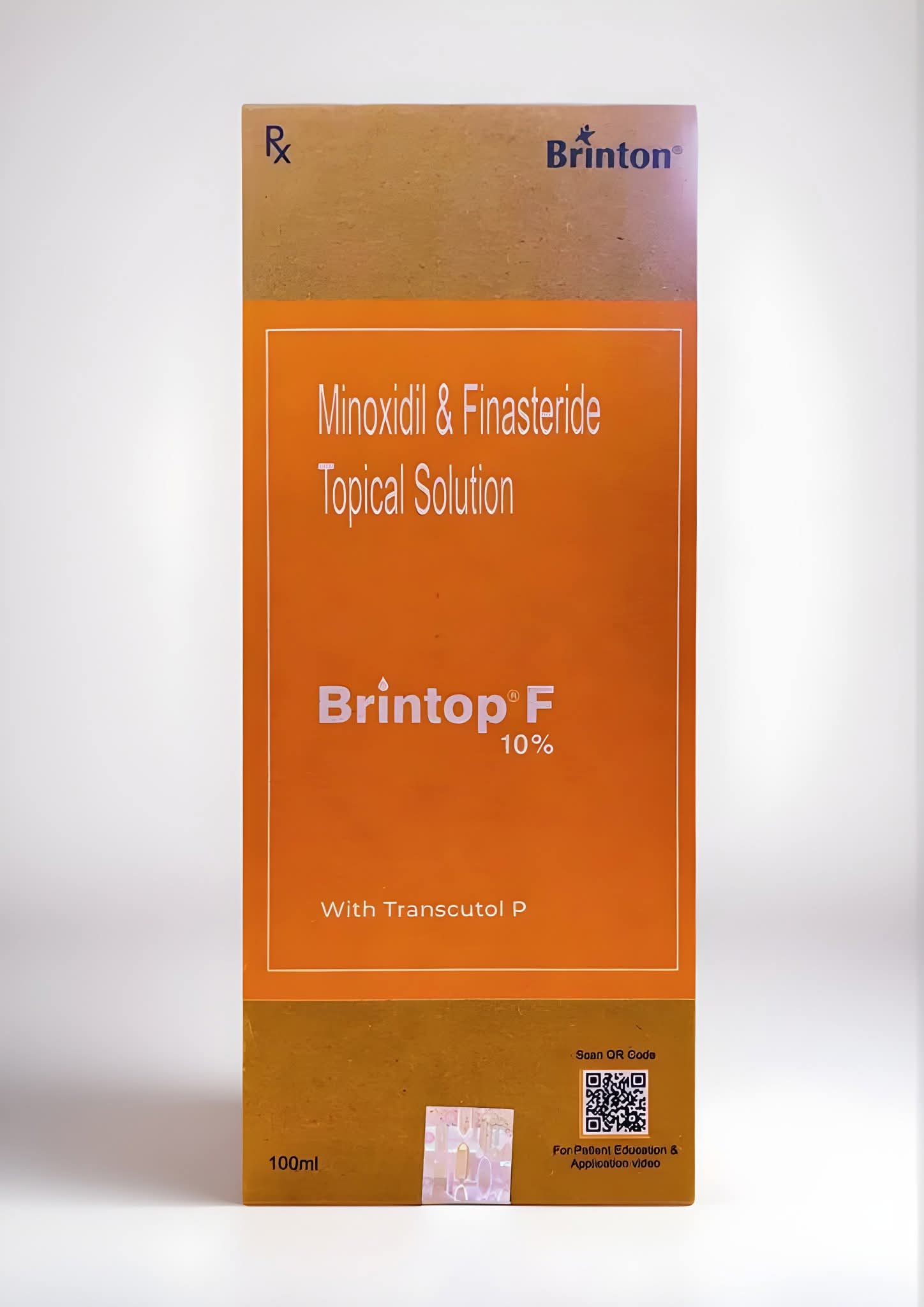Brintop F 10% Minoxidil & Finasteride Topical Solution – 100ml - Image 3