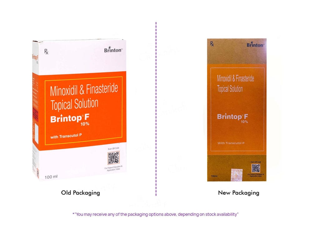 Brintop F 10% Minoxidil & Finasteride Topical Solution – 100ml - Image 6