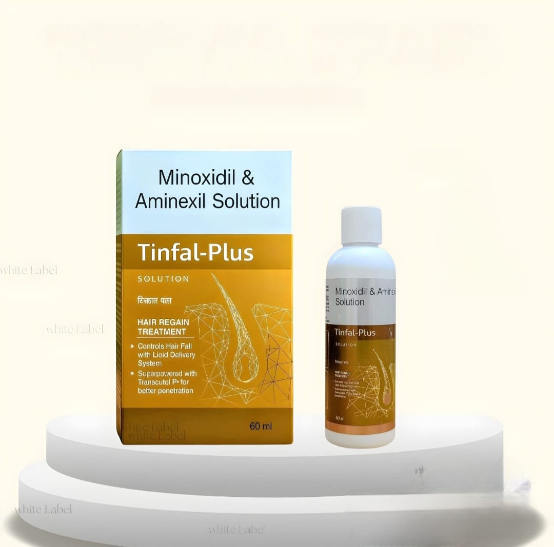 Tinfal Plus Minoxidil & Aminexil Topical Solution – 60ml
