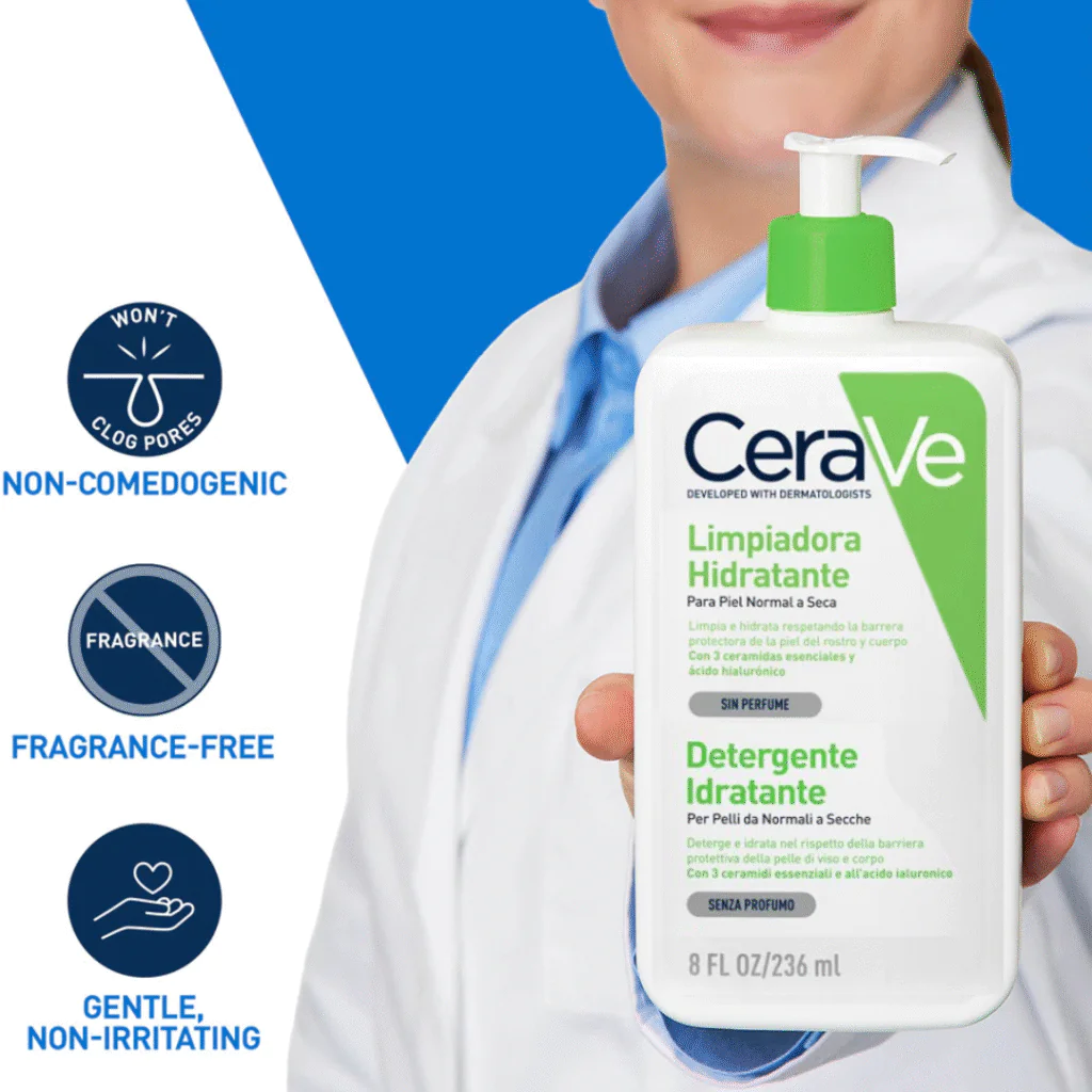 CeraVe Hydrating Cleanser 236ml - Image 2