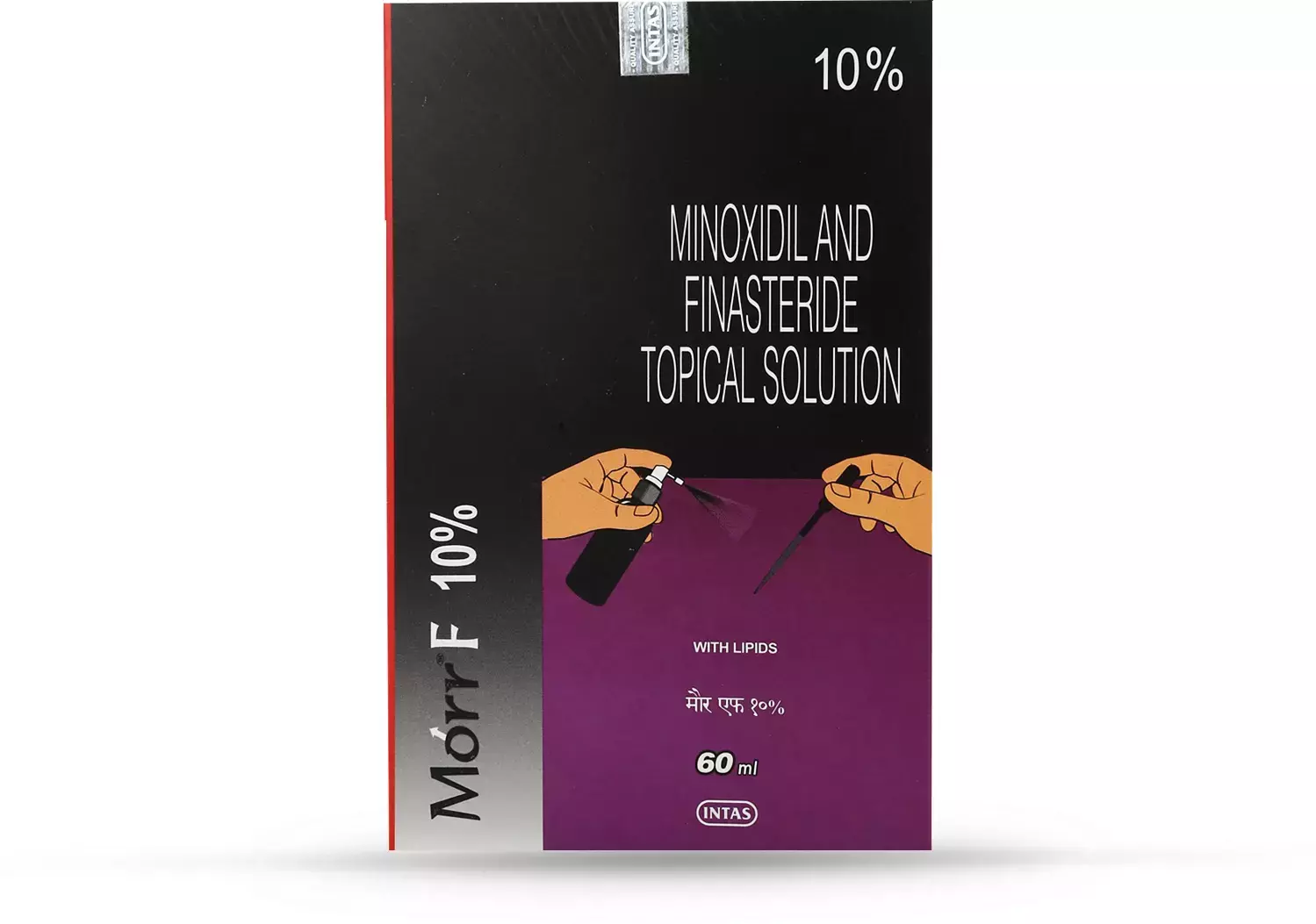 Morr F 10% Minoxidil & Finasteride Topical Solution – 60ml