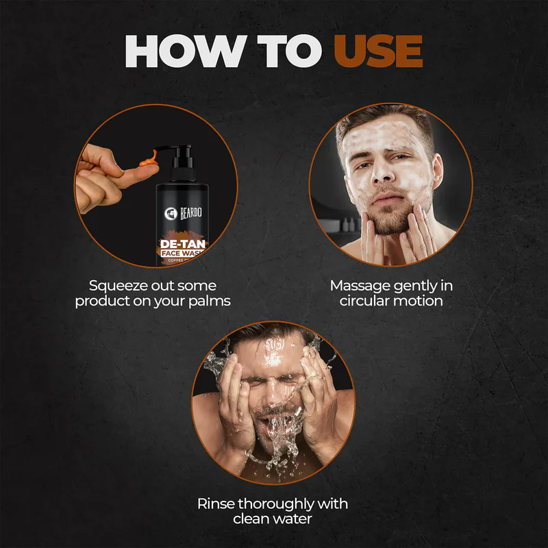 Beardo DeTan Coffee Facewash for Men – 200ml - Image 6