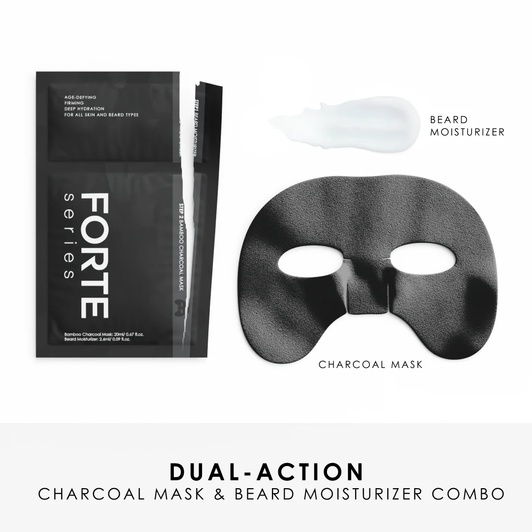 Forte Series Bamboo Charcoal Face Mask โ 4 Pack - Image 5