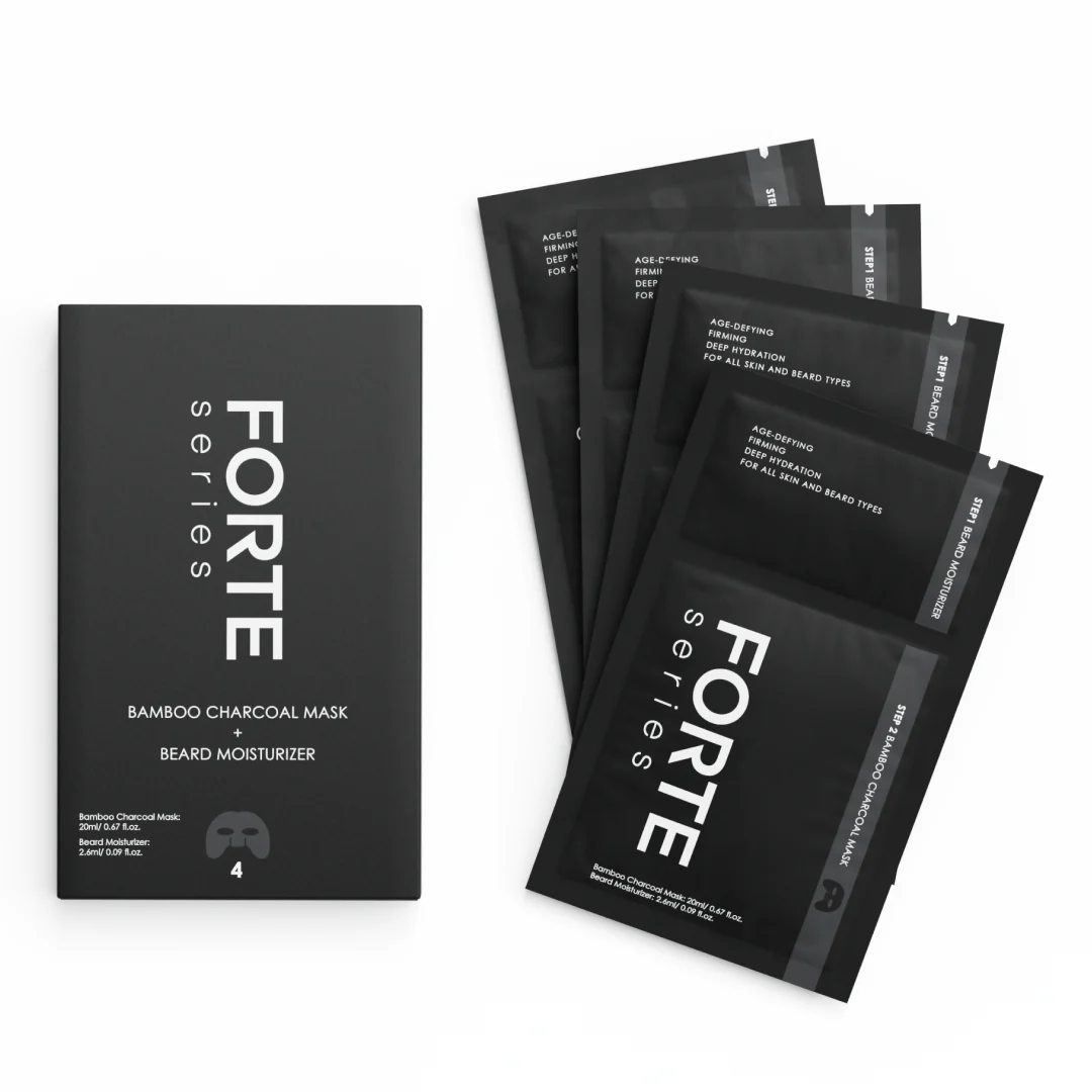 Forte Series Bamboo Charcoal Face Mask โ 4 Pack - Image 4