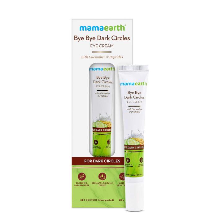 Mamaearth Bye Bye Dark Circles Eye Cream – 20gm
