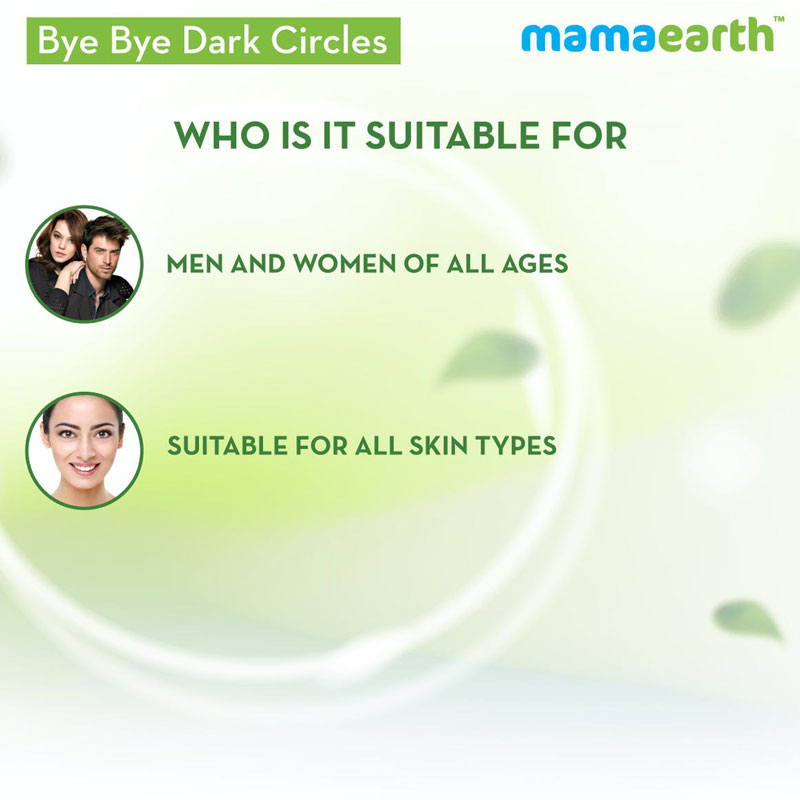 Mamaearth Bye Bye Dark Circles Eye Cream – 20gm - Image 3