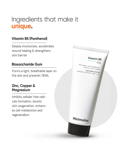 Minimalist 10% Vitamin B5 Gel Face Moisturizer – 50gm - Image 4
