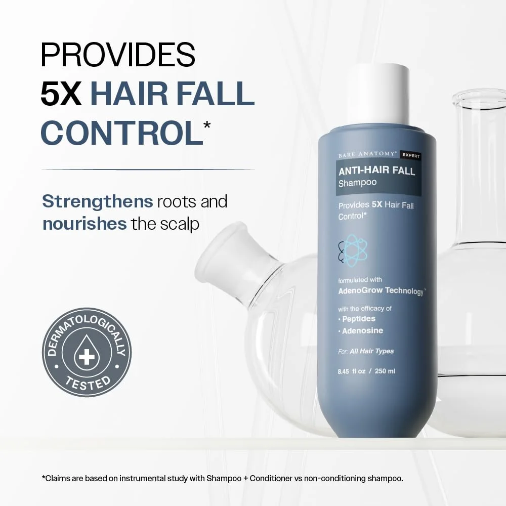 Bare Anatomy Anti-Hair Fall Shampoo – 250ml - Image 3