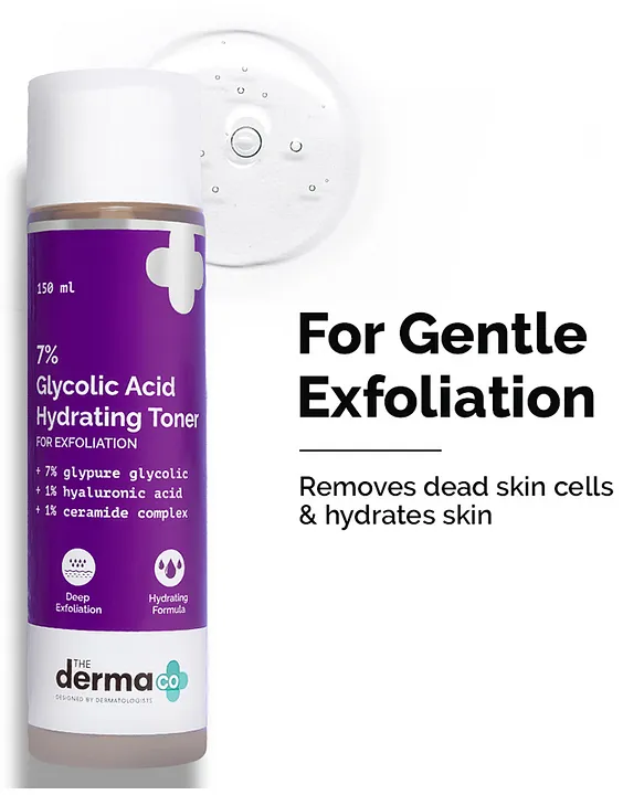 The Derma Co 7% Glycolic Acid Hydrating Toner โ 150ml - Image 3