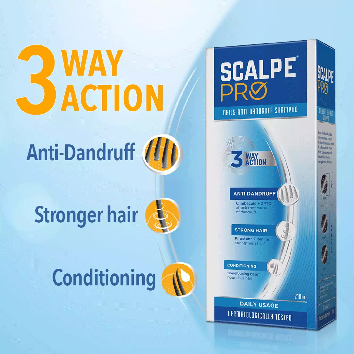 Scalpe Pro Anti-Dandruff Shampoo – 100ml - Image 2