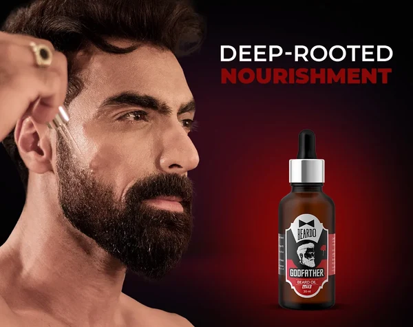 Beardo Godfather Beard Oil – 30ml - Image 4