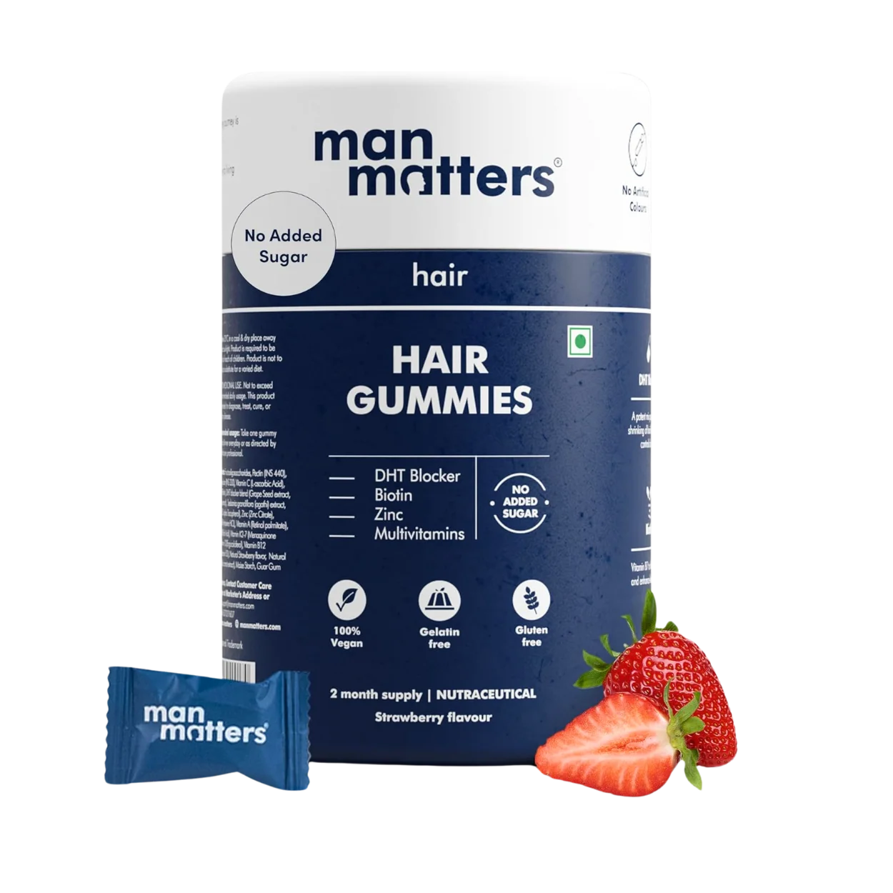 Man Matters Biotin Hair Gummies – 60N | No Sugar