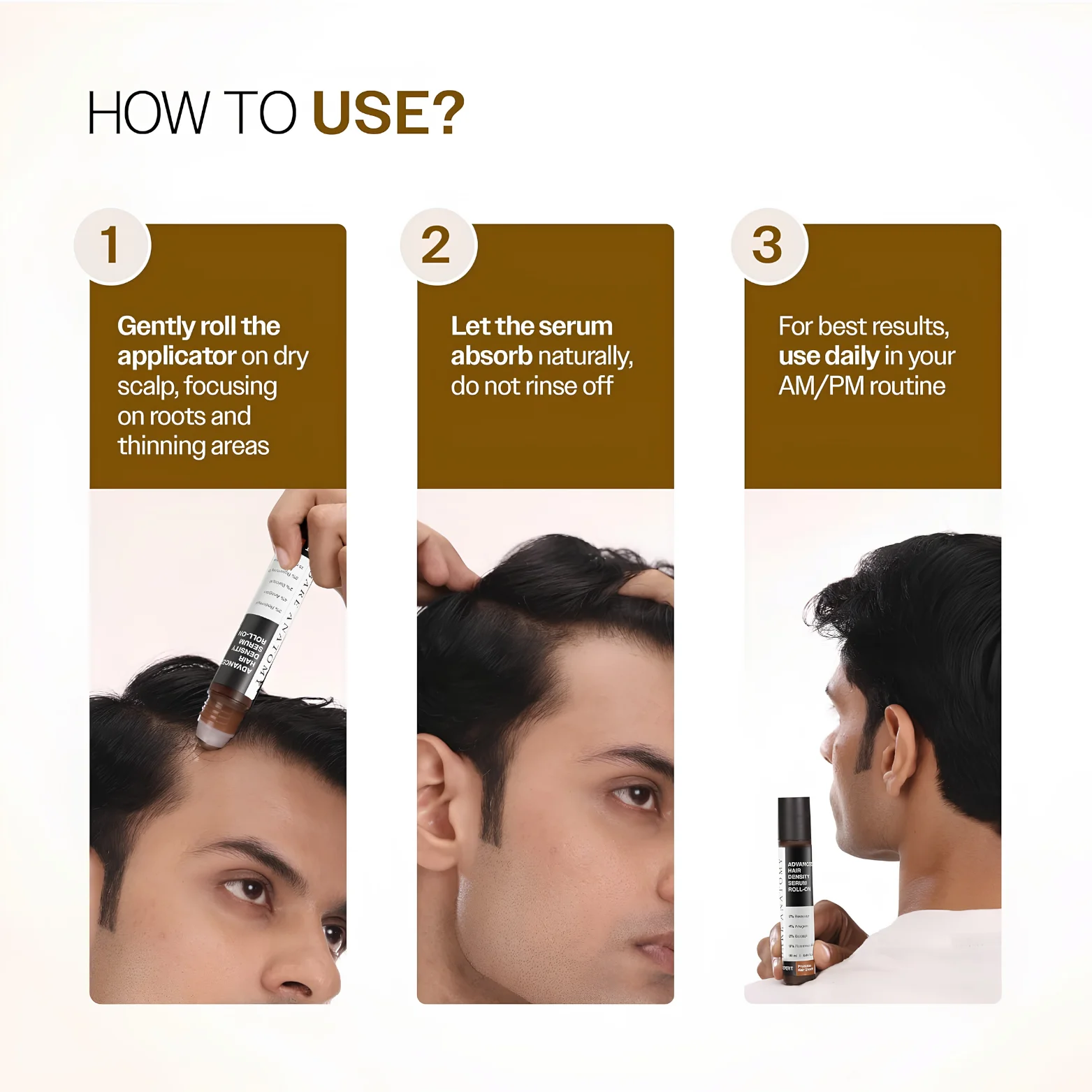 Bare Anatomy Advanced Hair Growth Serum Roll-On – 25ml - Image 4