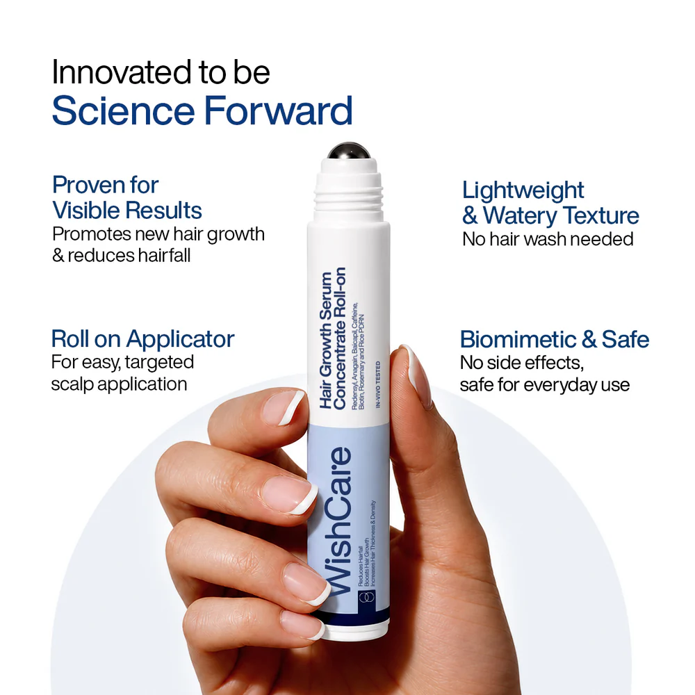 Wishcare Hair Growth Serum Concentrate Roll-On 30ml - Image 6