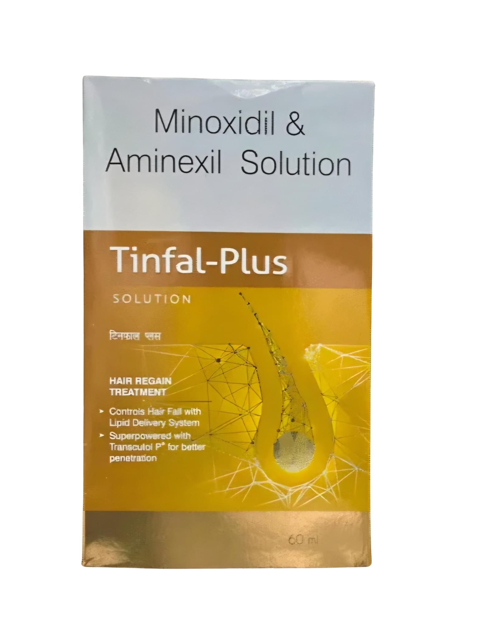 Tinfal Plus Minoxidil & Aminexil Topical Solution – 60ml