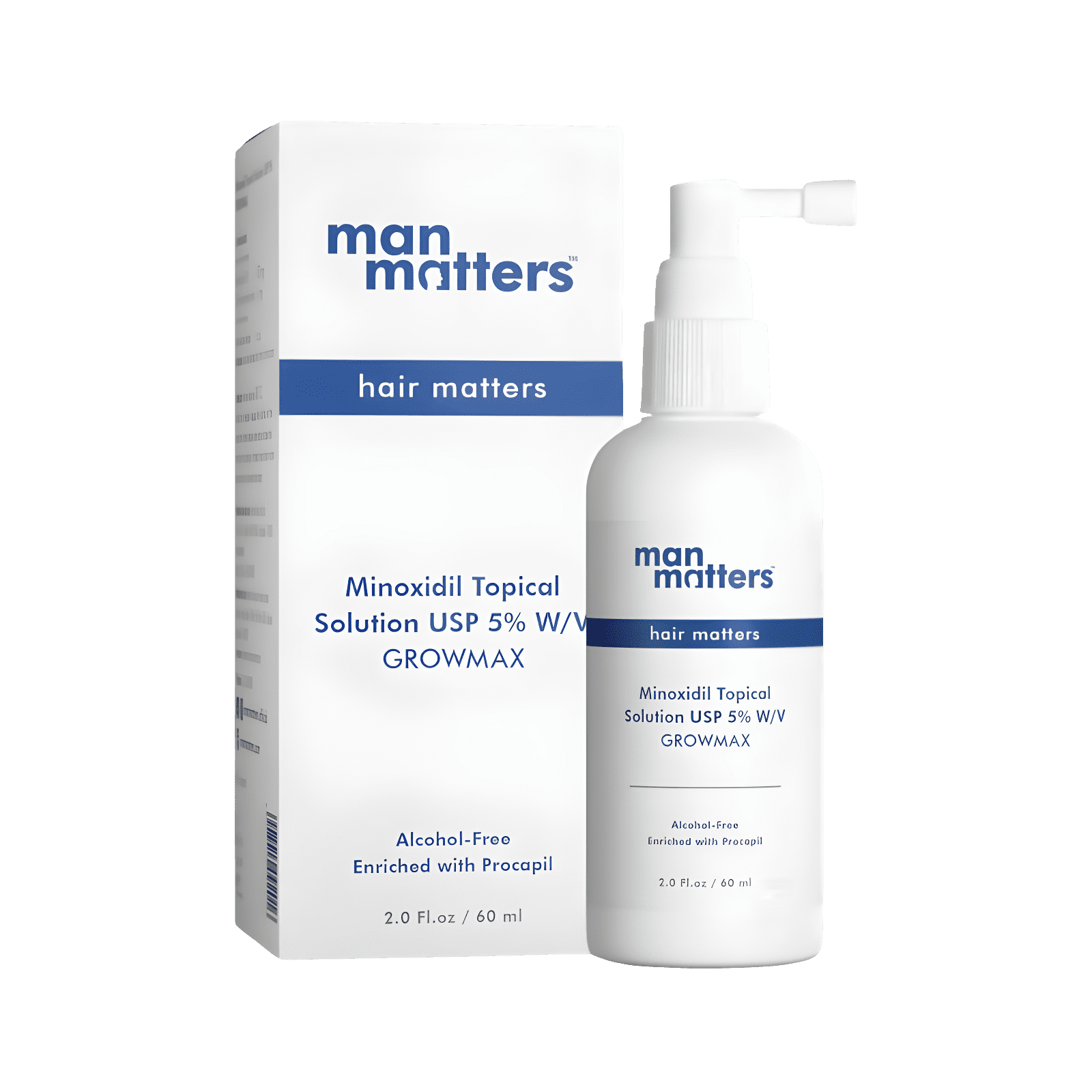 Man Matters 5% Minoxidil W/V Growmax – 60ml
