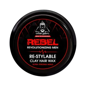 Urbangabru Rebel Hair Styling Clay Wax for Men - 85 gm