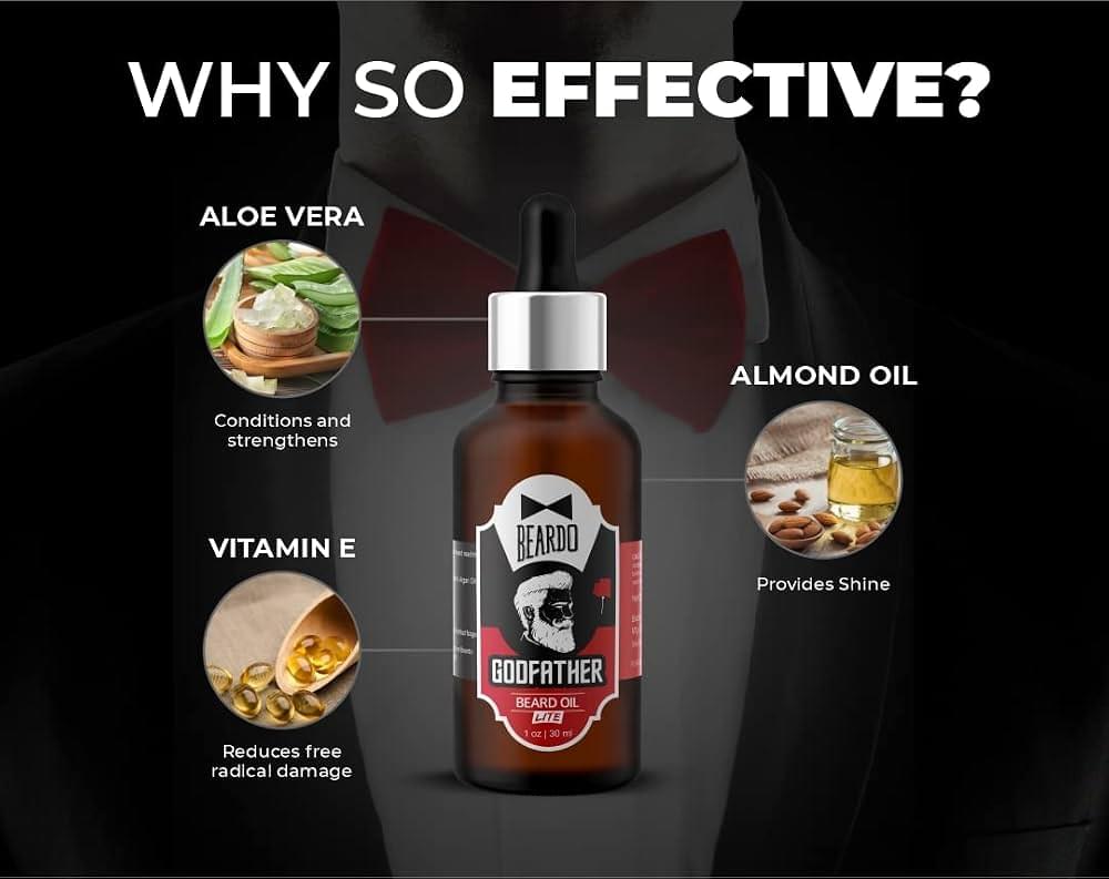 Beardo Godfather Beard Oil – 30ml - Image 2