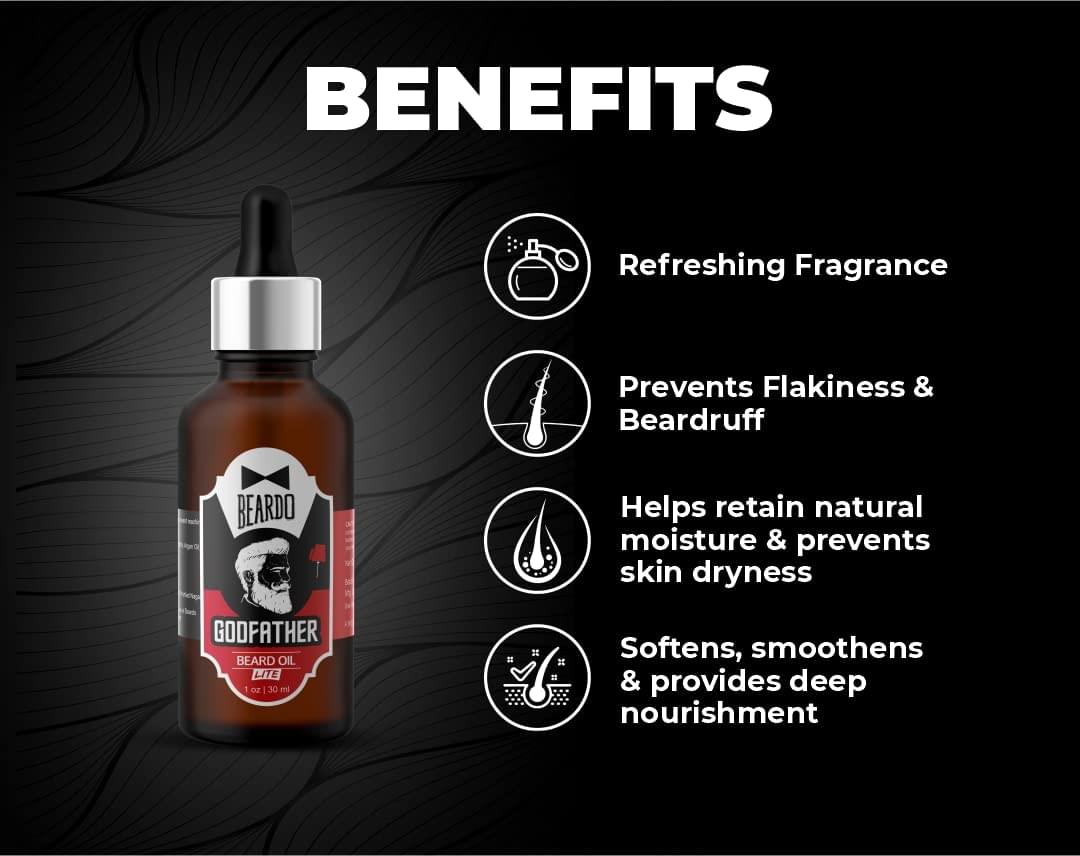 Beardo Godfather Beard Oil – 30ml - Image 3