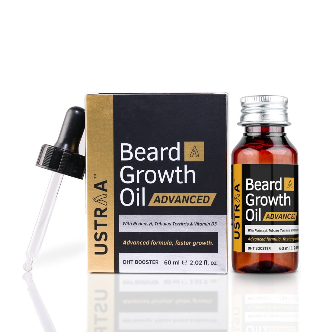 Ustraa Advanced Beard Growth Oil – 60ml - Image 2