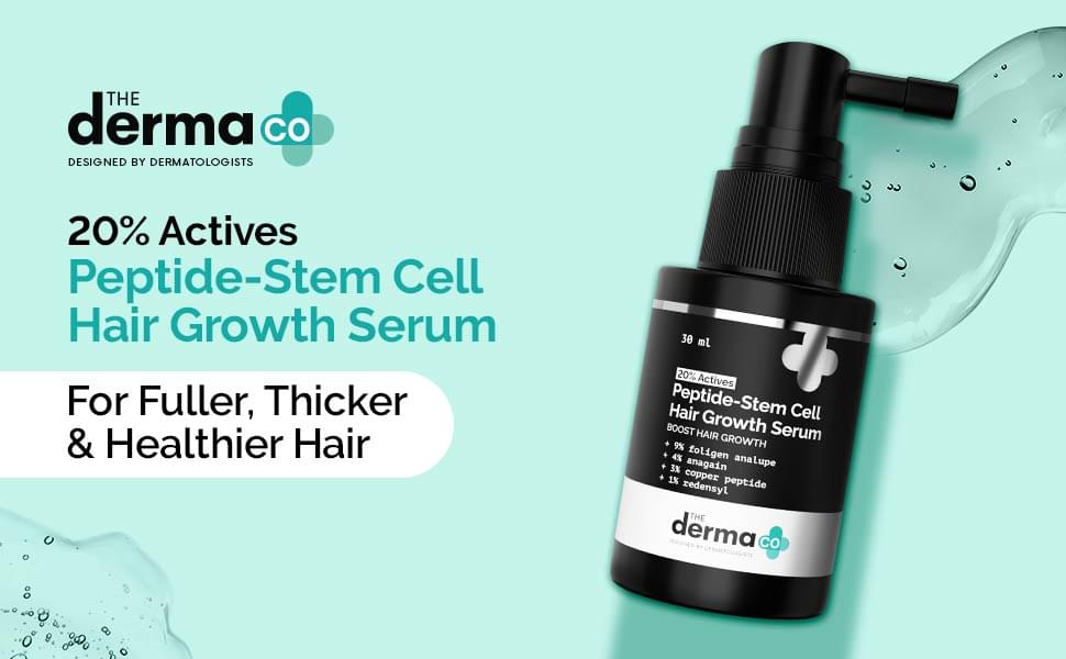 The Derma Co 20% Actives Peptide Hair Growth Serum – 30ml - Image 7
